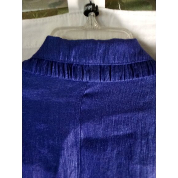 ALLISON DALEY Womens PURPLE SPRING BLOSSOM 1 BUTTON Blazer JACKET PLUS SIZE 20W - Picture 10 of 12